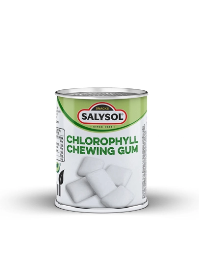 Chlorophyll chewing gum